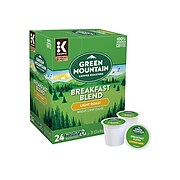 Green Mountain Breakfast Blend Coffee, Keurig® K-Cup® Pods, Light Roast, 96/Carton (6520)