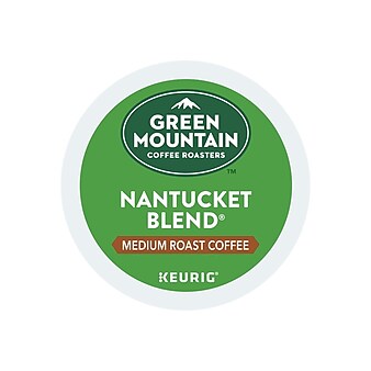 Green Mountain Nantucket Blend Coffee, Keurig® K-Cup® Pods, Medium Roast, 96/Carton (6663)