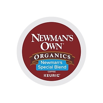 Newman's Own Organics Special Blend Coffee, Keurig K-Cup Pods, Medium Roast, 96/Carton (4050)