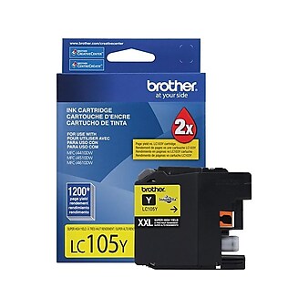 Brother LC105Y Yellow Extra High Yield Ink Cartridge