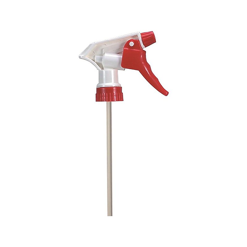 Impact Spray Bottle Nozzle, 1.4 mL Output, 28/400, Red/White (490624) image 1