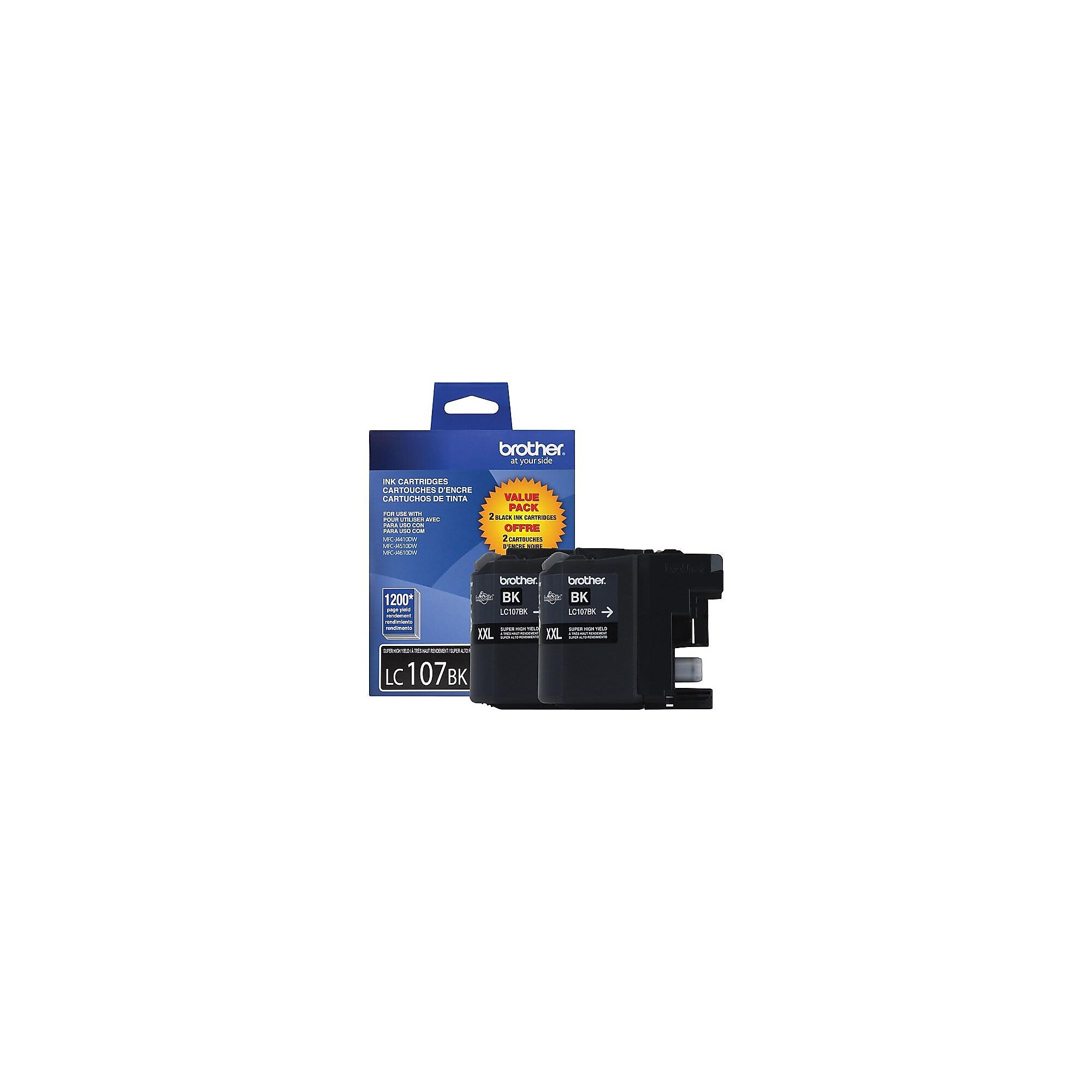 Brother LC1072PKS Black Extra High Yield Ink Cartridge,   2/Pack Sansujyuku sansujyuku.com