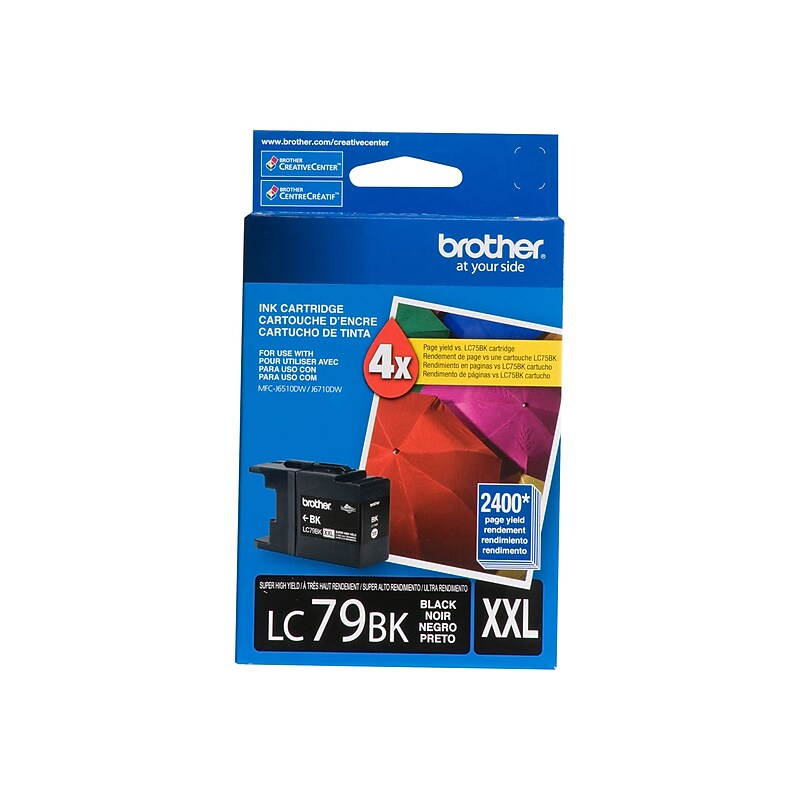 Brother LC79BKS Black Extra High Yield Ink   Cartridge image 1