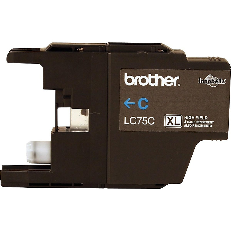 Brother LC75CS Cyan High Yield Ink Cartridge image 1