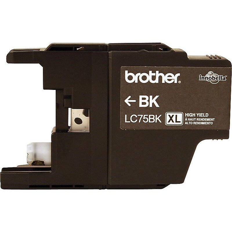 Brother LC75BKS Black High Yield Ink Cartridge   (BRTLC75BK) image 1