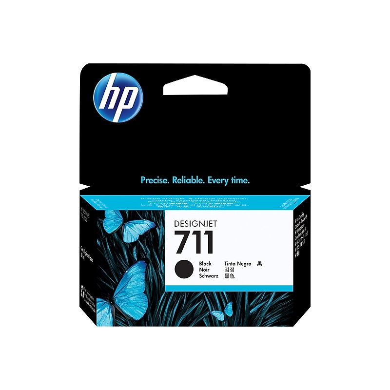 HP 711 Black Standard Yield Ink Cartridge (CZ129A) image 1