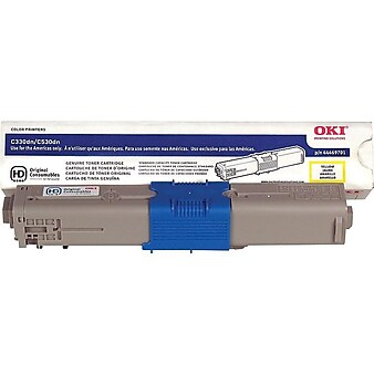 OKI 44469701 Yellow Standard Yield Toner Cartridge (2722871)