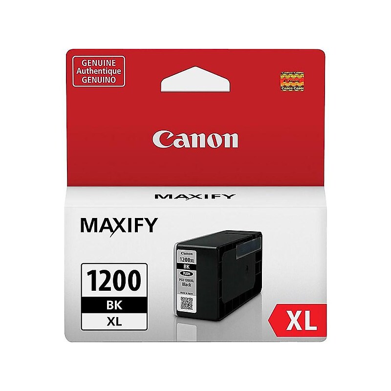 Canon 1200XL Black High Yield Ink Cartridge   (9183B001) image 1