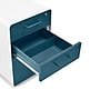Poppin Stow 3-Drawer Vertical Locking File Cabinet, White & Slate Blue, 16" (105944)~#|#~sp40950427_sc7