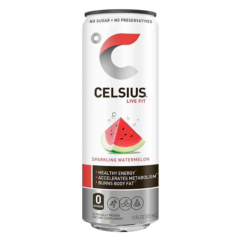 Celsius Sparkling Watermelon Drink, 12 Fl. Oz., 12/Carton (CLL00361) image 1