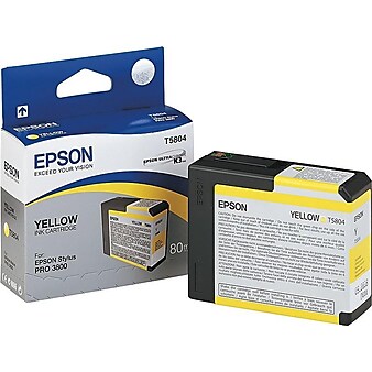 Epson T580 Ultrachrome Yellow Standard Yield Ink Cartridge