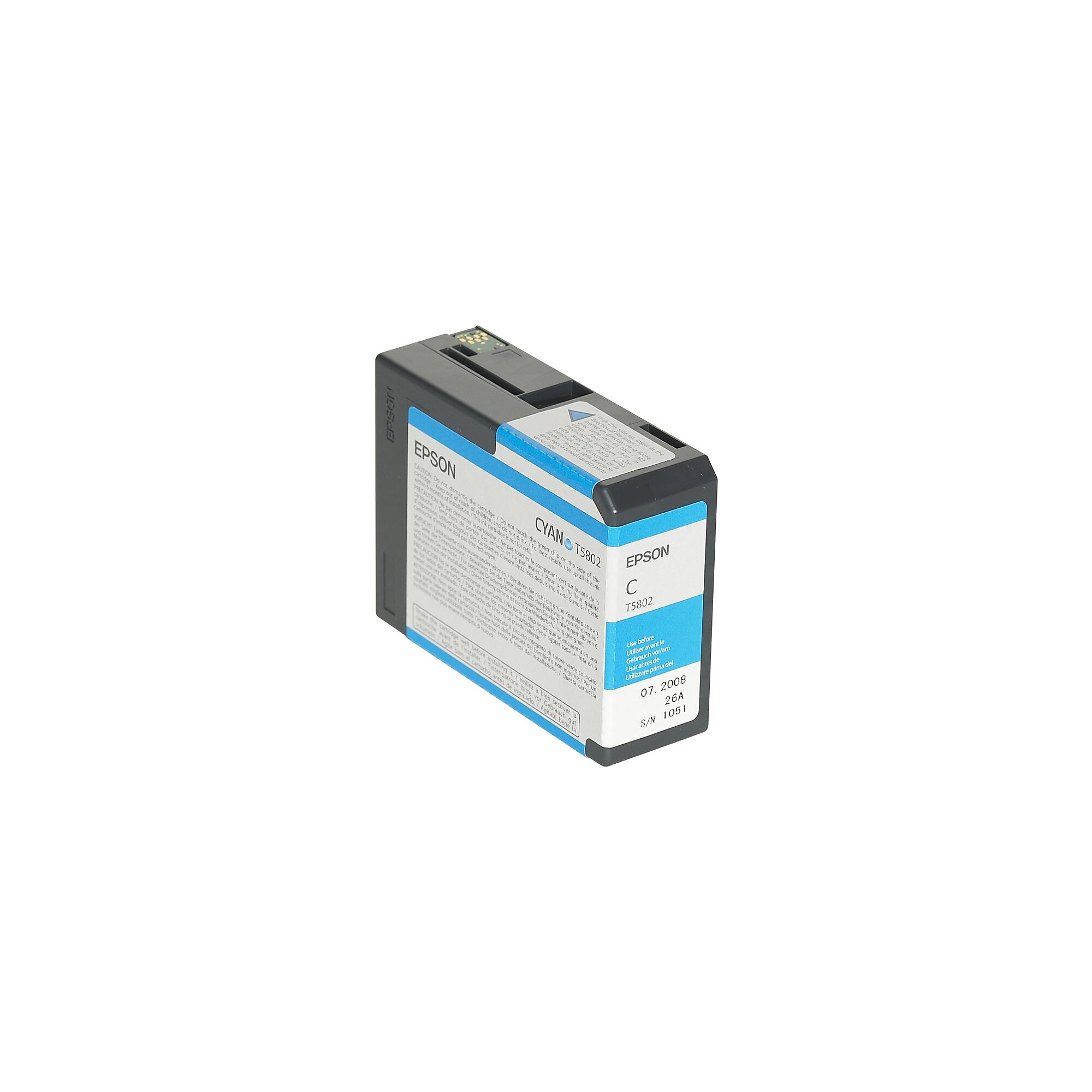 Epson T580 Ultrachrome Cyan Standard Yield Ink Cartridge Sansujyuku sansujyuku.com