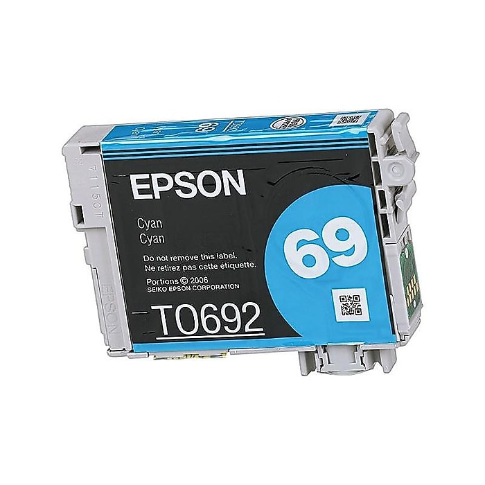 Epson T69 Cyan Standard Yield Ink Cartridge (T069220) | Staples