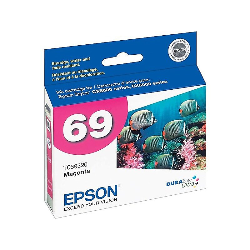 Epson T69 Magenta Standard Yield Ink Cartridge image 1
