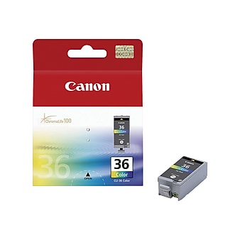 Canon CLI-36 Tri-Color Standard Yield Ink Cartridge (1511B002)