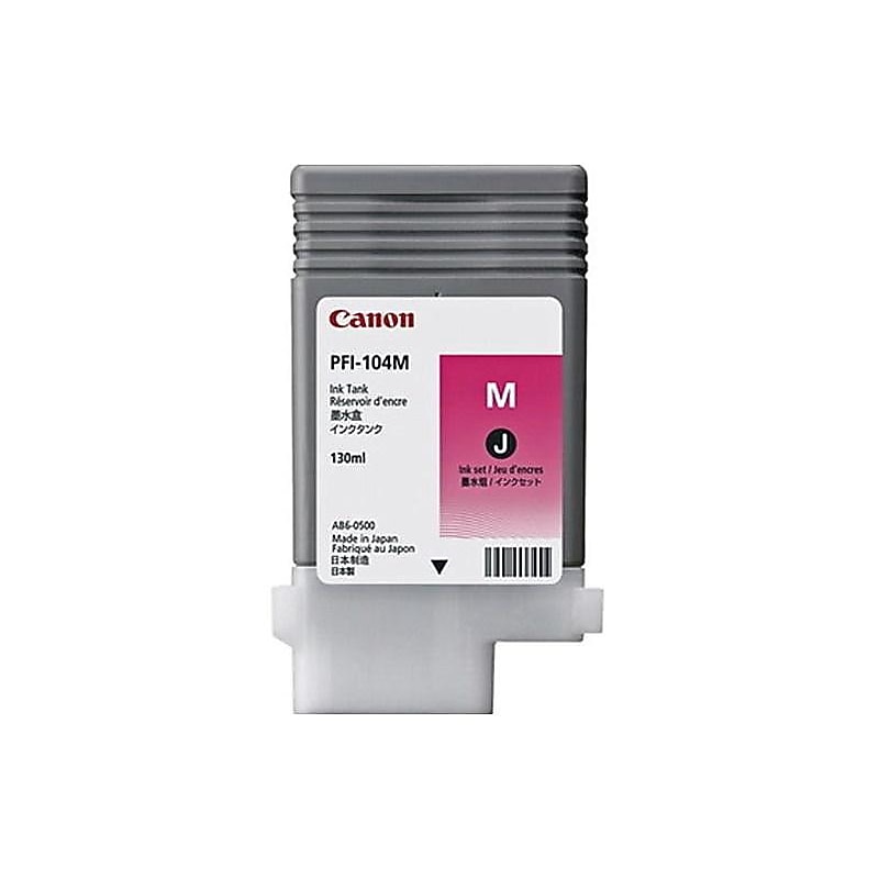 Canon 104 Magenta Standard Yield Ink Cartridge (3631B001AA) image 1