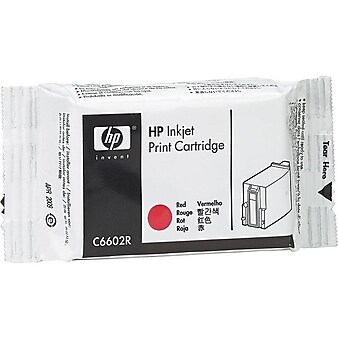 HP C6602R Red Standard Yield Ink Cartridge