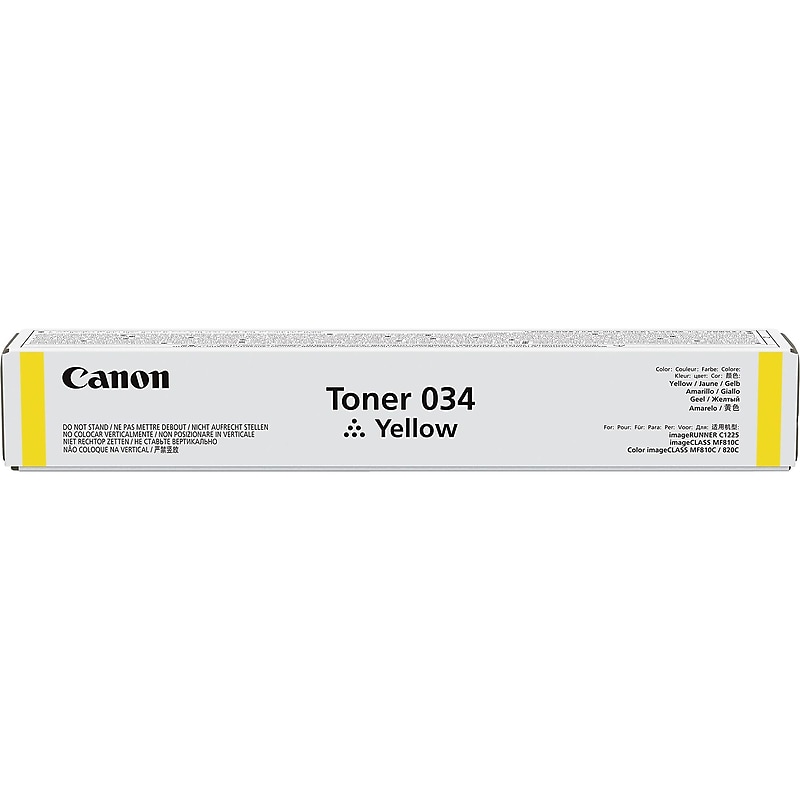 Canon 34 Yellow Standard Yield Toner Cartridge (9451B001AA) image 1