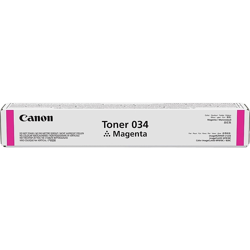 Canon 34 Magenta Standard Yield Toner Cartridge (9452B001AA) image 1