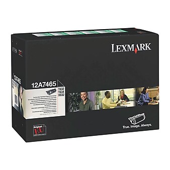 Lexmark 12A7465 Black Extra High Yield Toner Cartridge