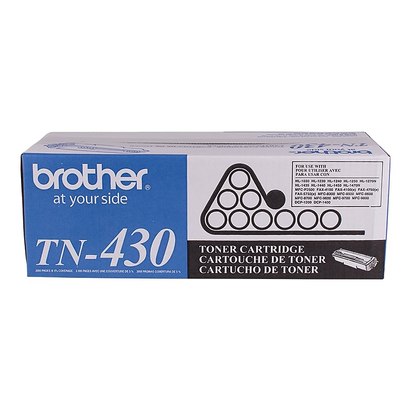 Brother Black Standard-Yield Toner Cartridge   (TN-430) image 1