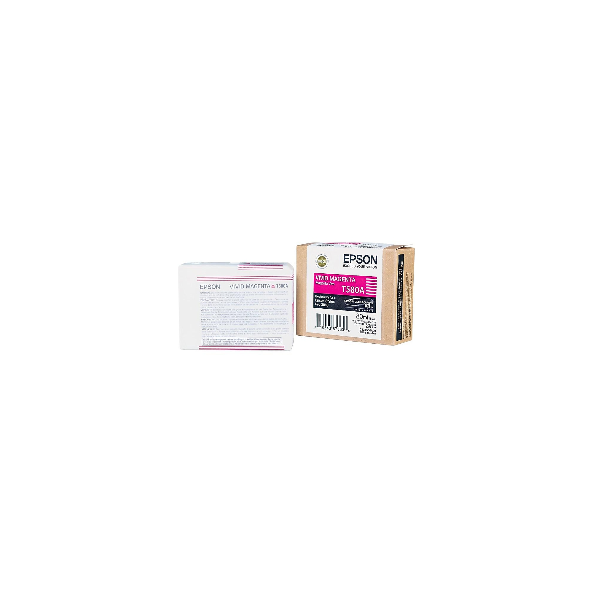 Epson T580 Magenta Standard Yield Ink Cartridge (T580A00) Sansujyuku sansujyuku.com