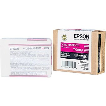 Epson T580 Magenta Standard Yield Ink Cartridge (T580A00)