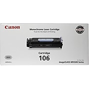 Canon 106 Black Standard Yield Toner Cartridge (0264B001AA)