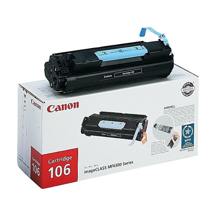 Canon 106 Black Standard Yield Toner Cartridge (0264B001AA