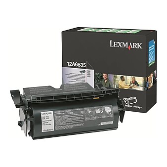 Lexmark 12A6835 Black High Yield Toner Cartridge