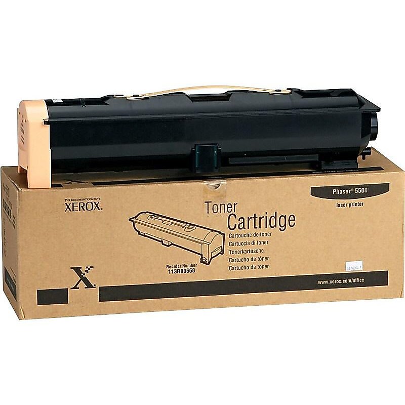 Xerox 113R00668 Black Standard Yield Toner Cartridge image 1