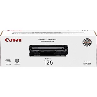 Canon 126 Black Standard Yield Toner Cartridge (3483B001)