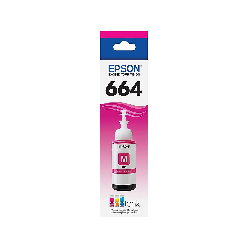 Epson T664 Magenta Ultra High Yield Ink Cartridge image 1