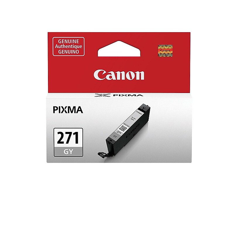 Canon 271 Gray Standard Yield Ink Cartridge (0394C001) image 1