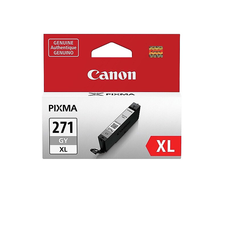 Canon 271XL Gray High Yield Ink Cartridge (0340C001) image 1
