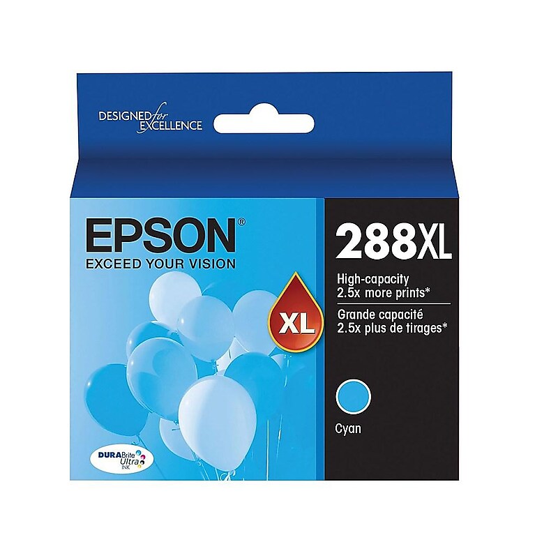 Epson T288XL Cyan High Yield Ink Cartridge   (T288XL220-S) image 1