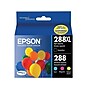 Epson T288 Black High Yield and Cyan/Magenta/Yellow Standard Yield Ink Cartridge, 4/Pack   (T288XL-BCS)~#|#~sp41030483_sc7