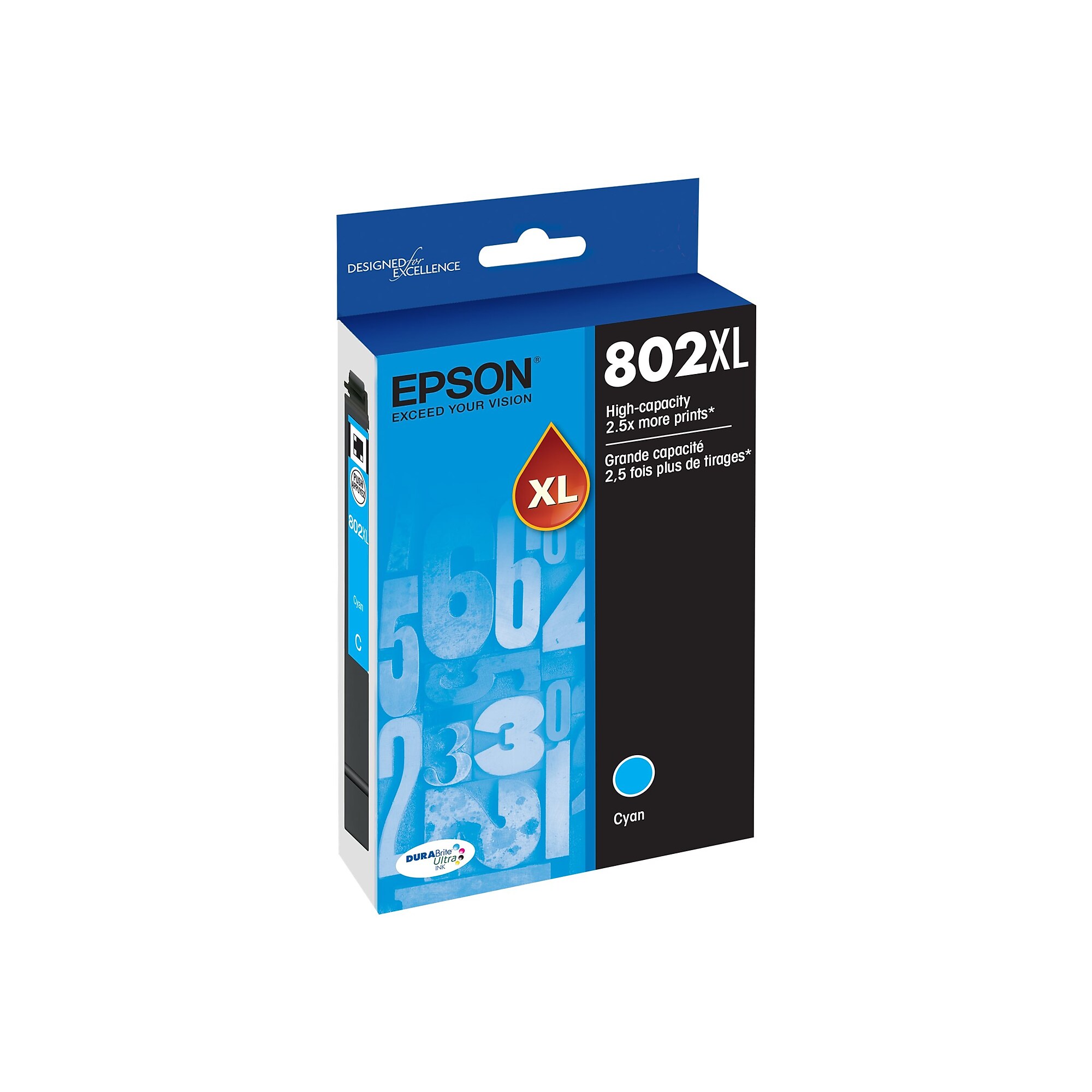 Epson T802XL Cyan High Yield Ink Cartridge   (T802XL220-S) Sansujyuku sansujyuku.com