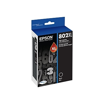 Epson T802XL Black High Yield Ink Cartridge