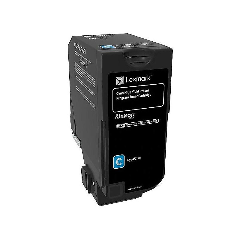 Lexmark 84 Cyan High Yield Toner Cartridge image 1
