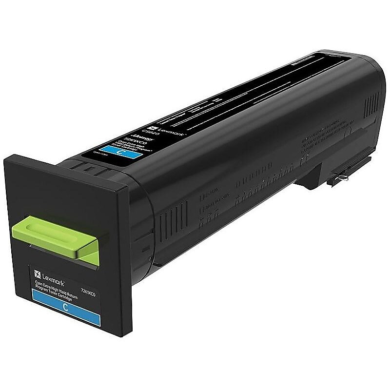 Lexmark 72K1XC0 Cyan Extra High Yield Toner Cartridge image 1