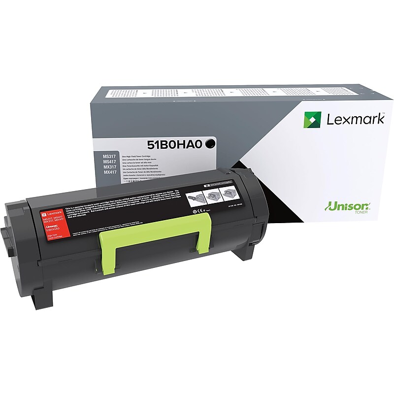 Lexmark 51 Black High Yield Toner Cartridge image 1