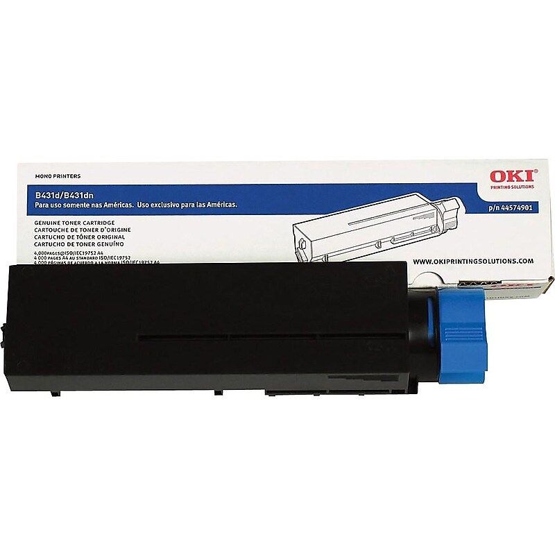 OKI 44574901 Black High Yield Toner Cartridge image 1