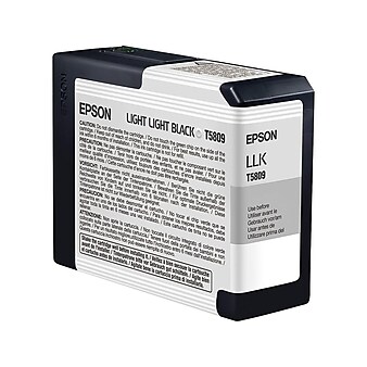 Epson T580 Ultrachrome Light Light Black Standard Yield Ink Cartridge
