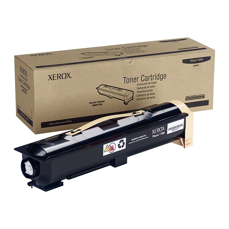Xerox 106R01294 Black Standard Yield Toner Cartridge image 1