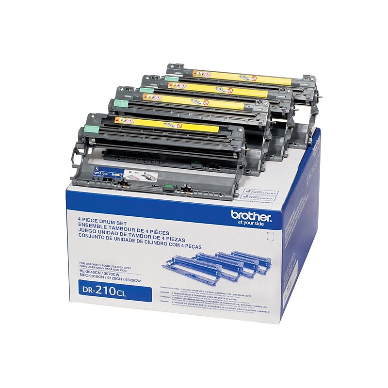 Brother DR-210 Drum Unit, 4/Pack (DR210CL) image 1
