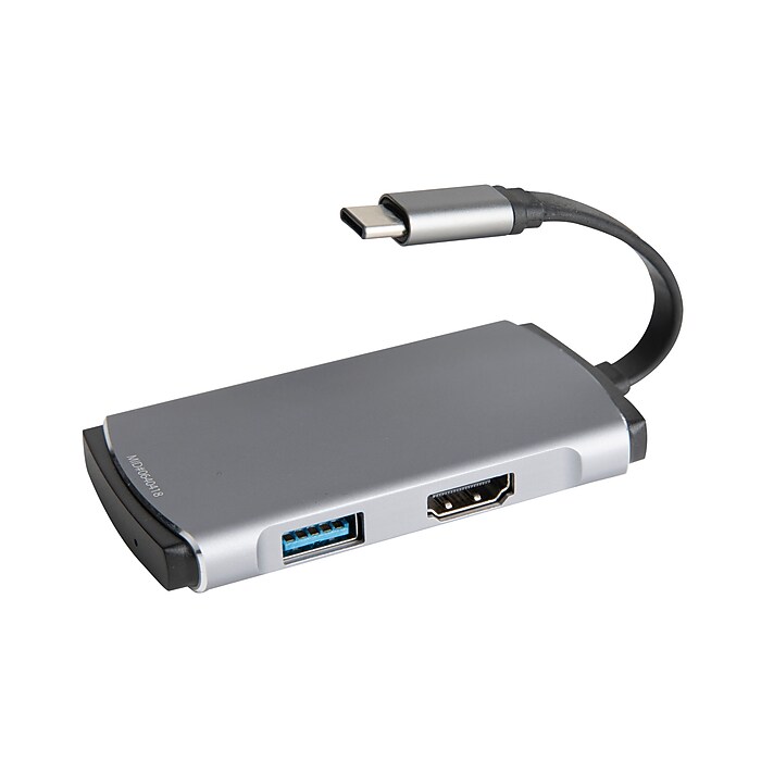 Vivitar USB-C to SD/SDHC and microSD Card Reader for Type-C