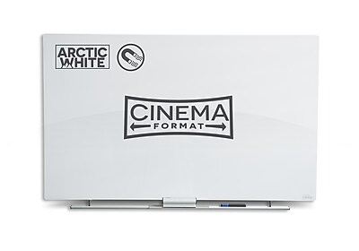 Iceberg 31192 30 x 50 in. Clarity Magnetic Glass Dry Erase Board