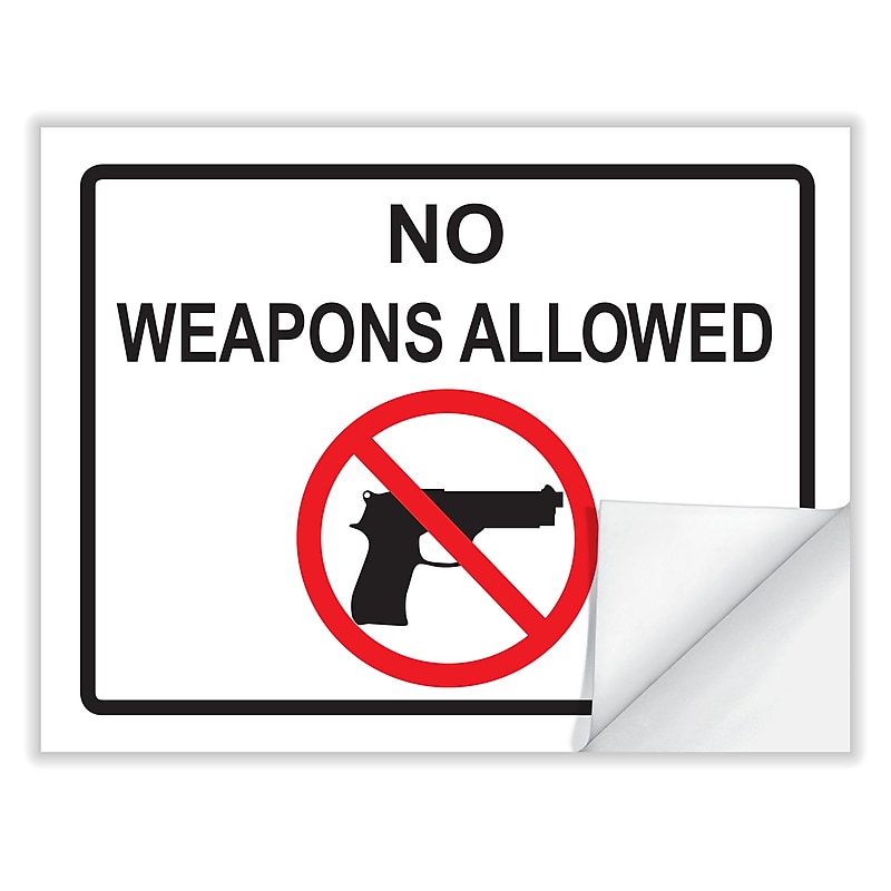 ComplyRight Weapons Law Cling Poster (E6005) image 1