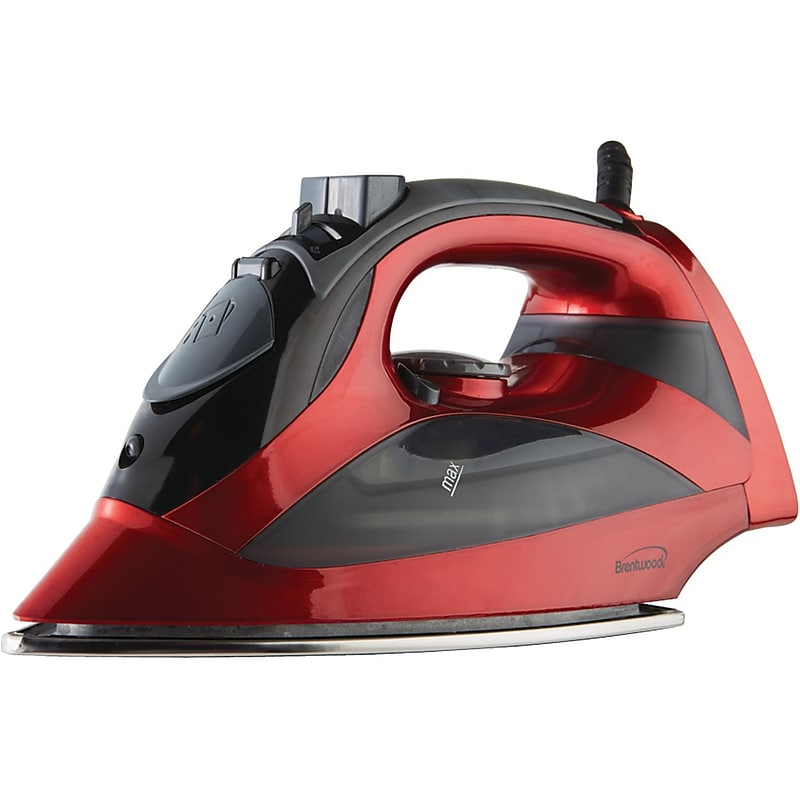 Brentwood MPI-90R Steam Iron With Auto Shut-OFF (Red) image 1